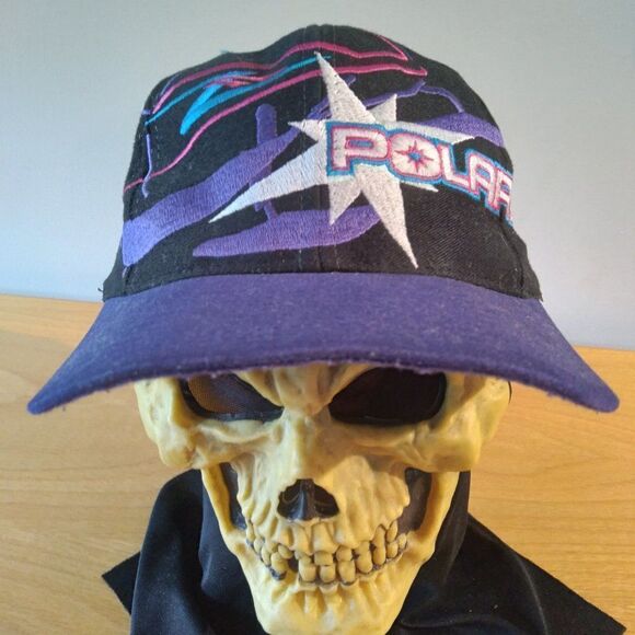 Vintage 90s Team Polaris Racing Snap Back Hat - Picture 1 of 9